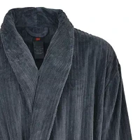 Hanes Soft Touch Mens Fleece Long Sleeve Knee Length Robe