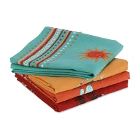 Design Imports Embellished 4-pc. Dish Cloths