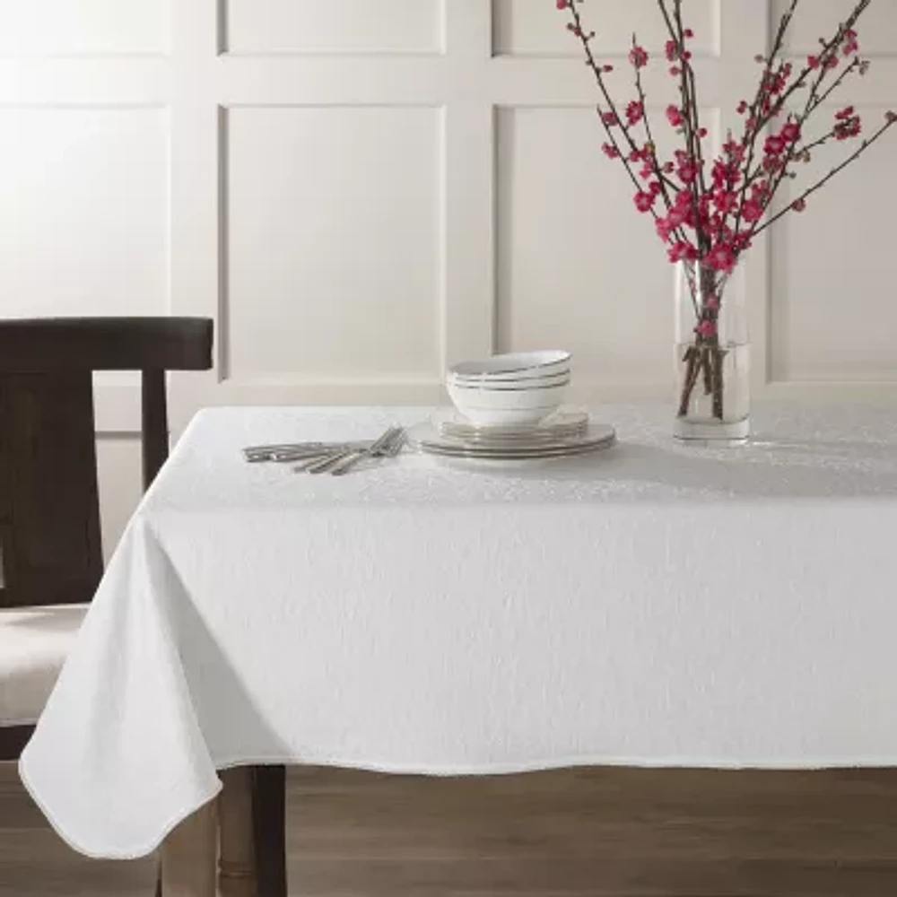 Lenox White Opal Innocence Round Tablecloths