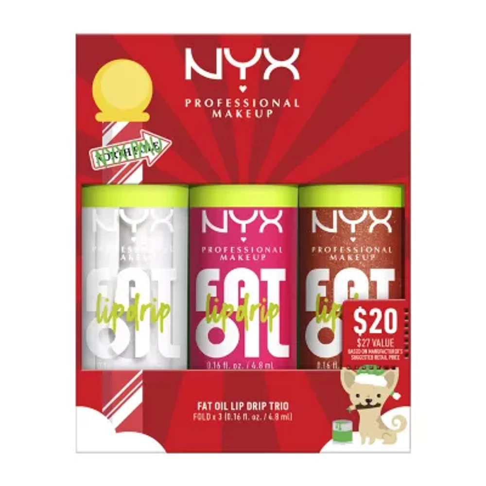 NYX Professional Makeup Fat Oil Lip Drip Trio ($27 Value)