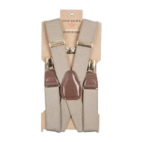 Dockers® Men's Stretch X-Back Suspenders with Adjustable Straps