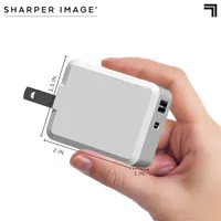 Sharper Image 30W Type C and A with Charging Cable Portable Adapter