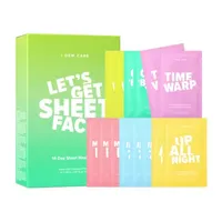 I Dew Care Lets Get Sheet Faced Masks