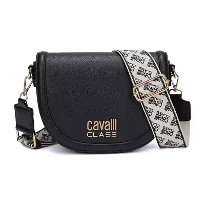 Cavalli Class Milan Saddle Crossbody Bag