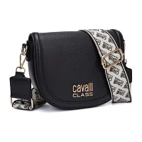 Cavalli Class Milan Saddle Crossbody Bag