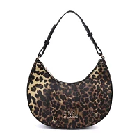 Cavalli Class Fiore Signature Hobo Shoulder Bag