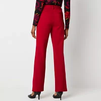 Liz Claiborne-Tall Emma Slim Fit Flare Easy-on + Easy-off Seated Wear Trouser