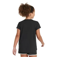 adidas Big Girls Crew Neck Short Sleeve Graphic T-Shirt