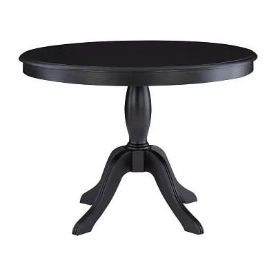 Newbern Round Wood-Top Dining Table