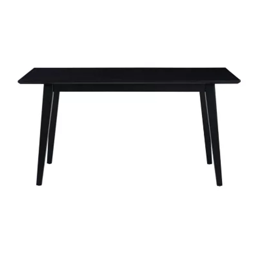 Charlet Rectangular Wood-Top Dining Table