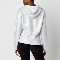 a.n.a Womens Long Sleeve Foiled Hoodie