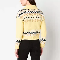 a.n.a Womens Long Sleeve Fairisle Pullover Sweater