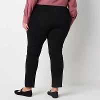 Stylus Womens High Rise Slim Pant-Plus