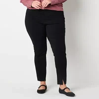 Stylus Womens High Rise Slim Pant-Plus