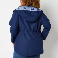 St. John's Bay Midweight Womens Plus Anorak