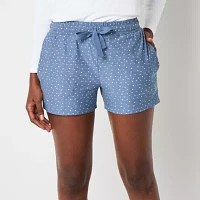 Jaclyn Womens Knit Pajama Shorts