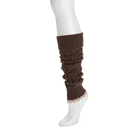 Muk Luks Tall Pointelle Womens 1 Pair Leg Warmers