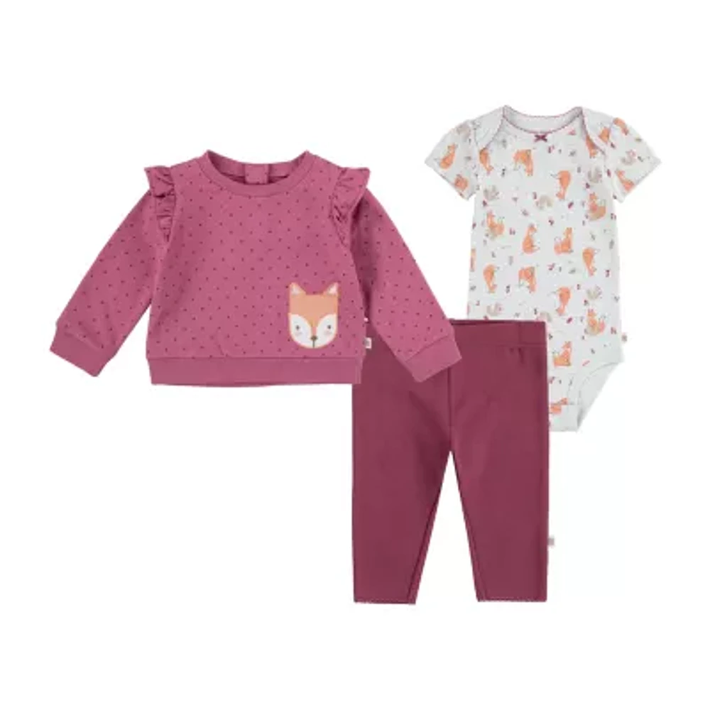 Huggies Baby Girls 3-pc. Pant Set