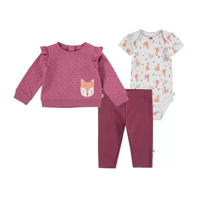 Huggies Baby Girls 3-pc. Pant Set