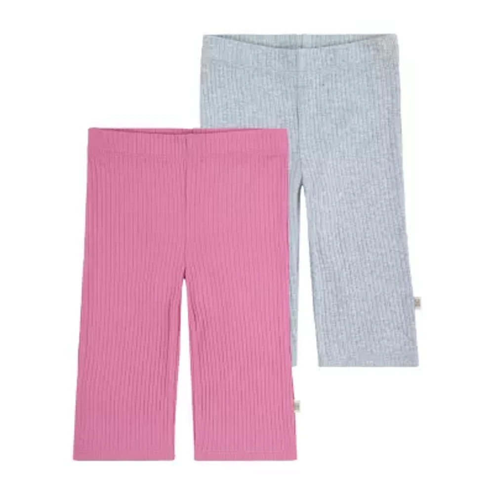 Huggies Baby Girls 2-pc. Mid Rise Flare Pull-On Pants