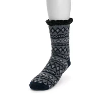 Muk Luks Cabin Mens 1 Pair Slipper Socks