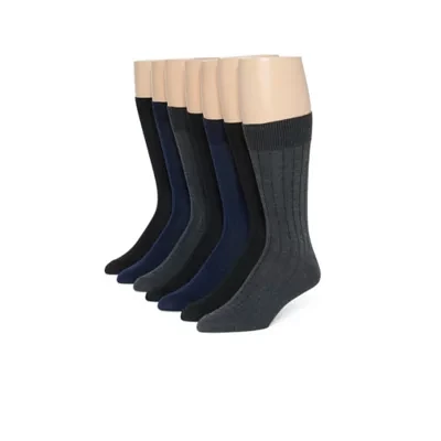 Van Heusen 7 Pair Crew Socks Mens