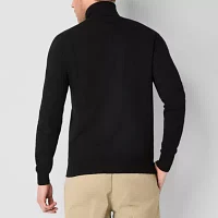 Stafford Mens Long Sleeve Regular Fit Turtleneck