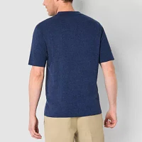 Stafford Mens Short Sleeve Pullover Sweater