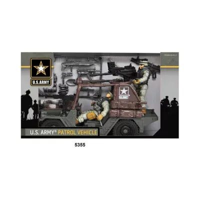 Us Army Urban Patrol Vehicle Playset W/ Figures Toy Playset