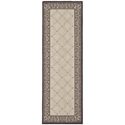 Safavieh Courtyard Collection Frona Oriental Indoor/Outdoor Runner Rug