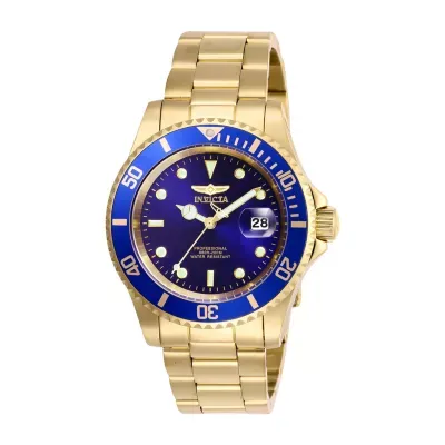 Invicta Pro Diver Mens Gold Tone Stainless Steel Bracelet Watch 26974