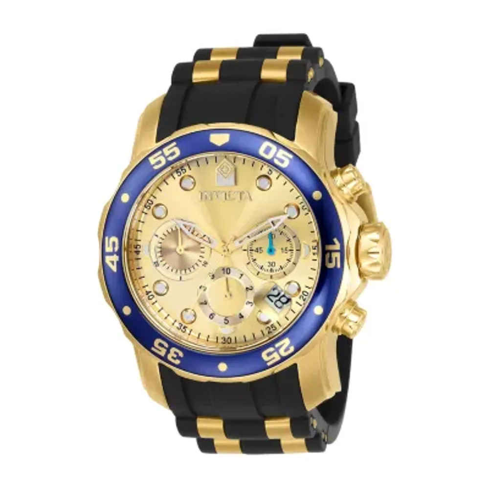 Invicta Pro Diver Mens Two Tone Stainless Steel Strap Watch 17881