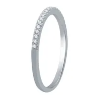 H-I / I1) 1/10 CT. T.W. Lab Grown White Diamond 10K Gold Wedding Band