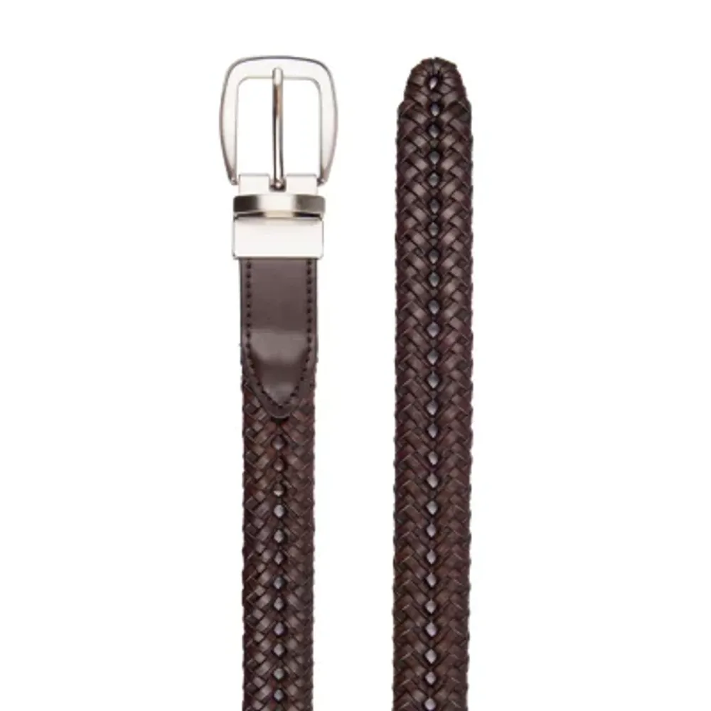 Stafford Braided Mens Reversible Belt