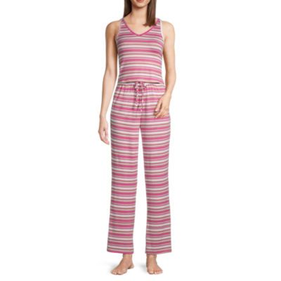 Arizona Body Juniors V-Neck Sleeveless 2-pc. Pant Pajama Set