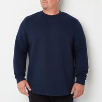 Stylus Big and Tall Mens Crew Neck Long Sleeve T-Shirt