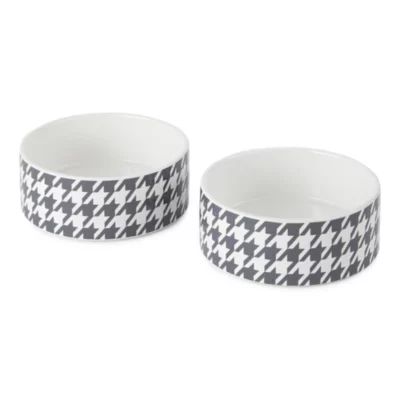 Paw & Tail Pet Food and Water Bowl Set of 2
