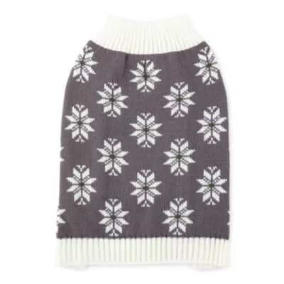 Paw & Tail Snowflake Dog Sweater