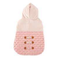 Paw & Tail Quilted Diamond Hooded Dog Jacket