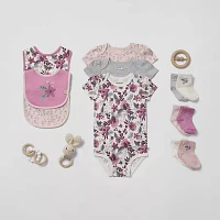 Huggies Baby Girls 3-pc. Short Sleeve Bodysuit