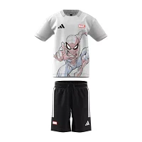 adidas Boys 2-pc. Spiderman Short Set