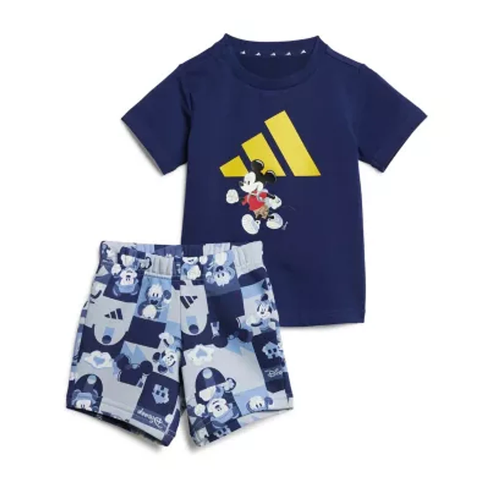 adidas Boys 2-pc. Mickey Mouse Short Set