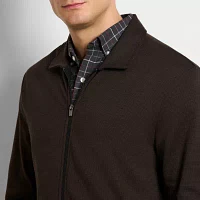 Van Heusen Mens Mock Neck Long Sleeve Layered Sweaters