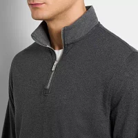 Van Heusen Mens Mock Neck Long Sleeve Pullover Sweater