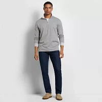 Van Heusen Mens Mock Neck Long Sleeve Pullover Sweater