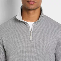 Van Heusen Mens Mock Neck Long Sleeve Pullover Sweater