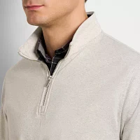 Van Heusen Mens Mock Neck Long Sleeve Pullover Sweater