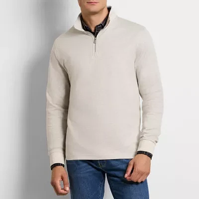 Van Heusen Mens Mock Neck Long Sleeve Pullover Sweater