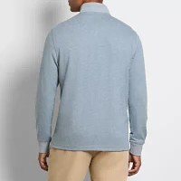 Van Heusen Mens Mock Neck Long Sleeve Pullover Sweater