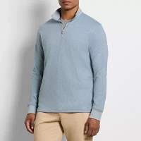 Van Heusen Mens Mock Neck Long Sleeve Pullover Sweater